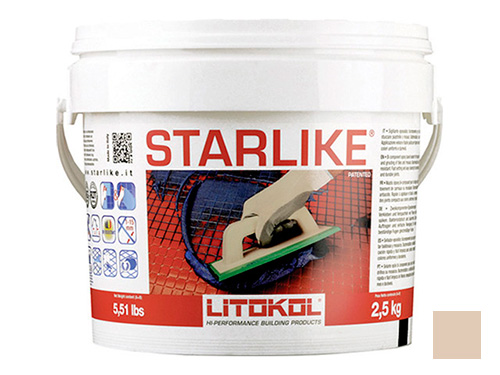STARLIKE C.290 Travertino/бежевый эпоксидный состав (2,5кг) 