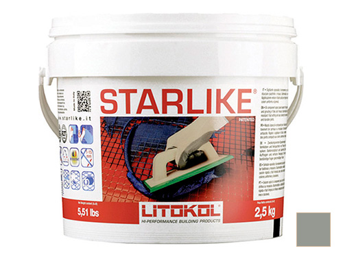 STARLIKE C.480 Ardesia/серебристо-серый эпоксидный состав (2,5кг) 