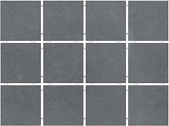 Керамогранит Амальфи серый темный 9,8х9,8