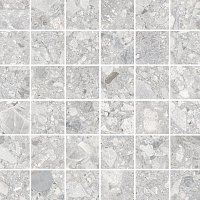 Мозаика Ceppostone Серый Матовый 7Рек (5х5) 30х30