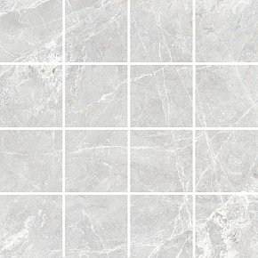 Мозаика Marmostone Светло-серый Матовый 7Рек (7,5х7,5) 30х30