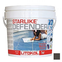 STARLIKE Defender C.240 Antracite/черный затирка антибактериальная (1кг) 