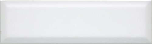 Плитка Аккорд белый грань 8,5х28,5 